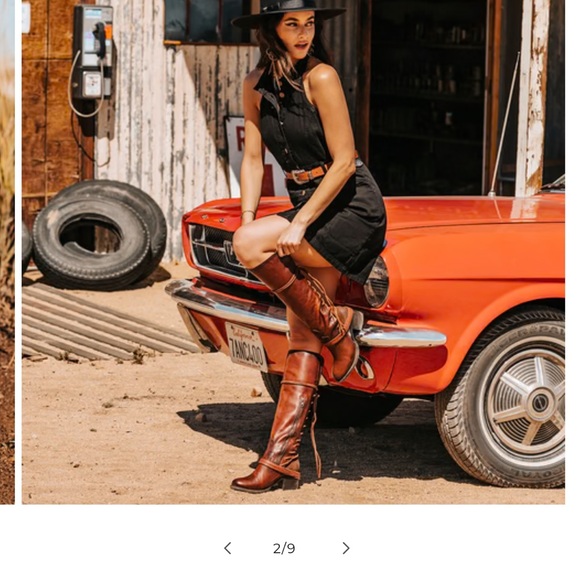 Freebird Coal Cognac Boots Size 9 - Picture 11 of 14